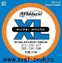   D'Addario EXL110 -   ,Regular Light, , 10-46